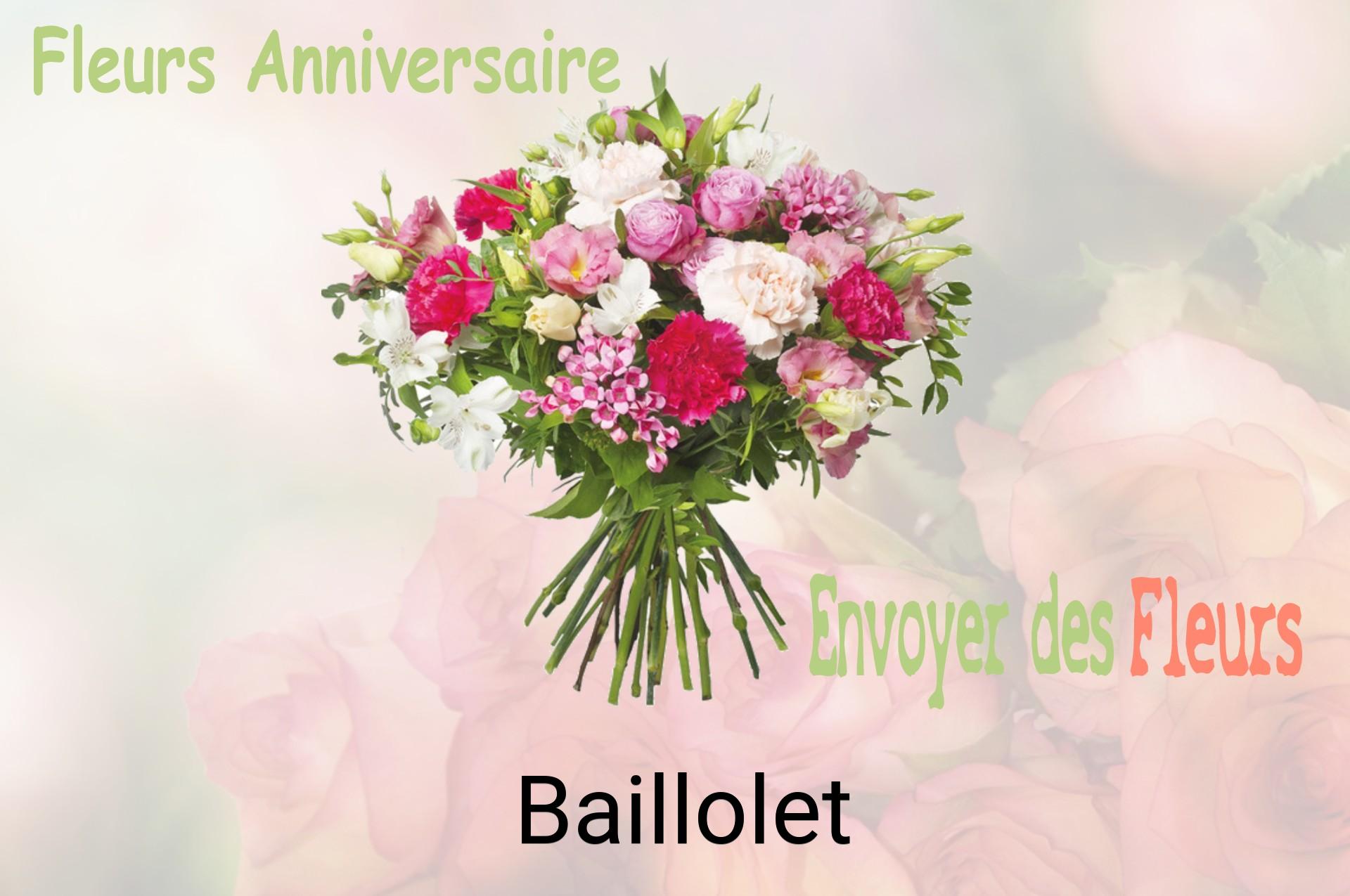 Bouquet de fleurs d’anniversaire livré à Baillolet